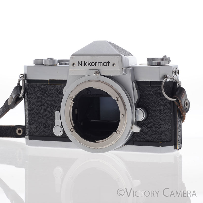 Nikon Nikkormat FT-N FTN Chrome 35mm Film Camera Body (no meter) [EXC-] - Victory Camera