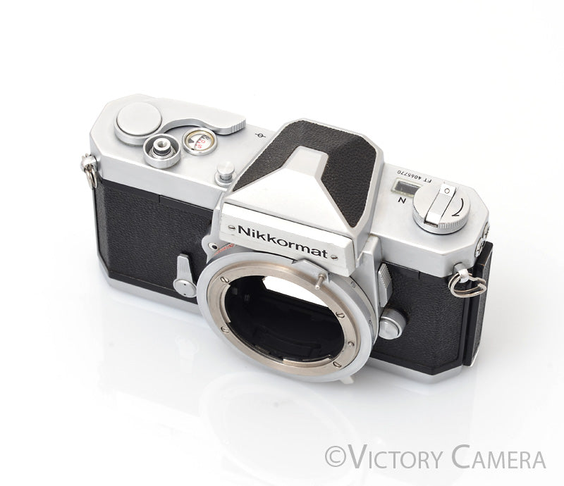 Nikon Nikkormat FT-N FTN Chrome 35mm Film Camera Body (bad meter)  [EXC-] - Victory Camera