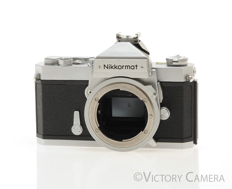 Nikon Nikkormat FT-N FTN Chrome 35mm Film Camera Body [EXC] - Victory Camera