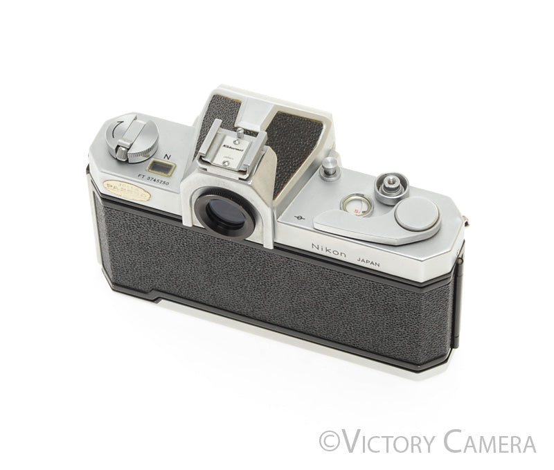 Nikon Nikkormat FT-N FTN Chrome 35mm Film Camera Body [EXC] - Victory Camera