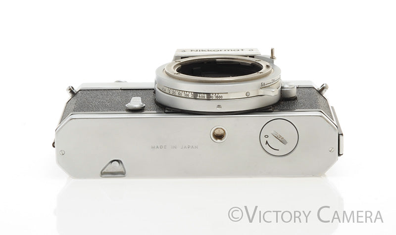 Nikon Nikkormat FT-N FTN Chrome 35mm Film Camera Body [EXC] - Victory Camera
