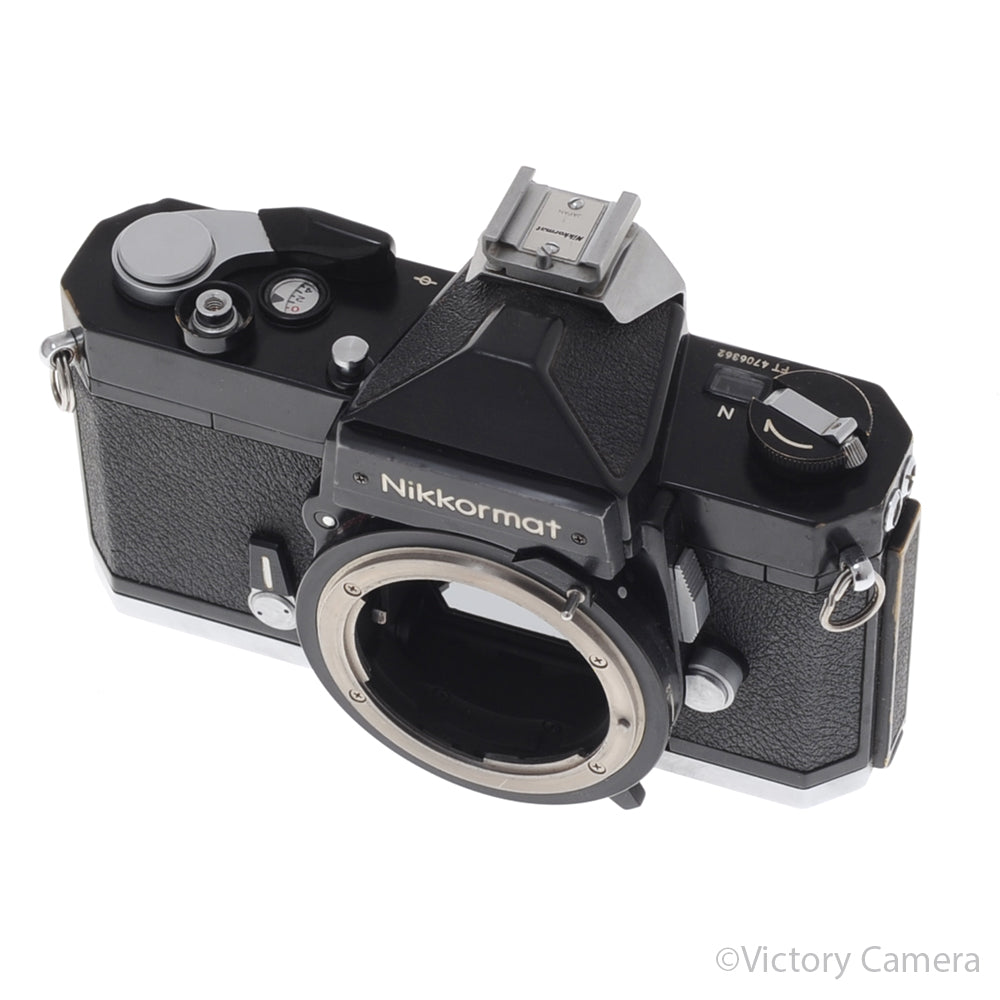 Nikon Nikkormat FT-N FTN Black 35mm Film Camera Body [EXC-] image 2
