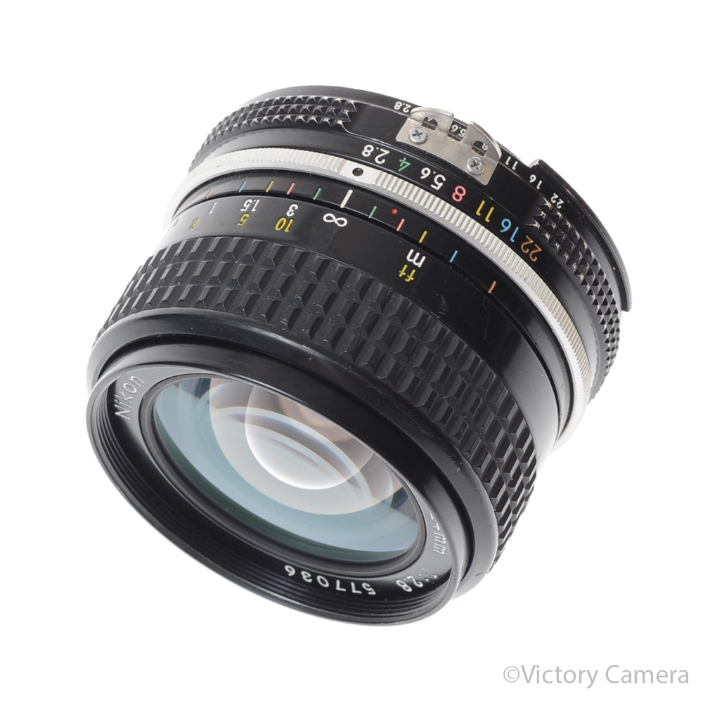 Nikon Nikkor 24mm f2.8 AI Wide Angle Prime Lens w/ Shade [EXC-] image 1