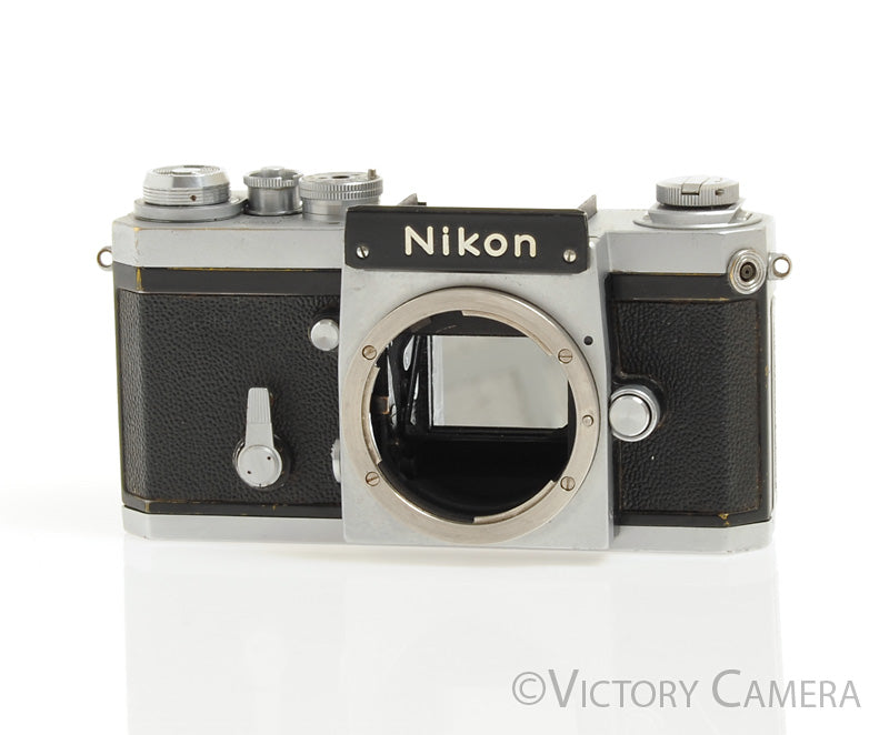 Nikon F Chrome 35mm Film Camera Body (only) [EXC-] - Victory Camera