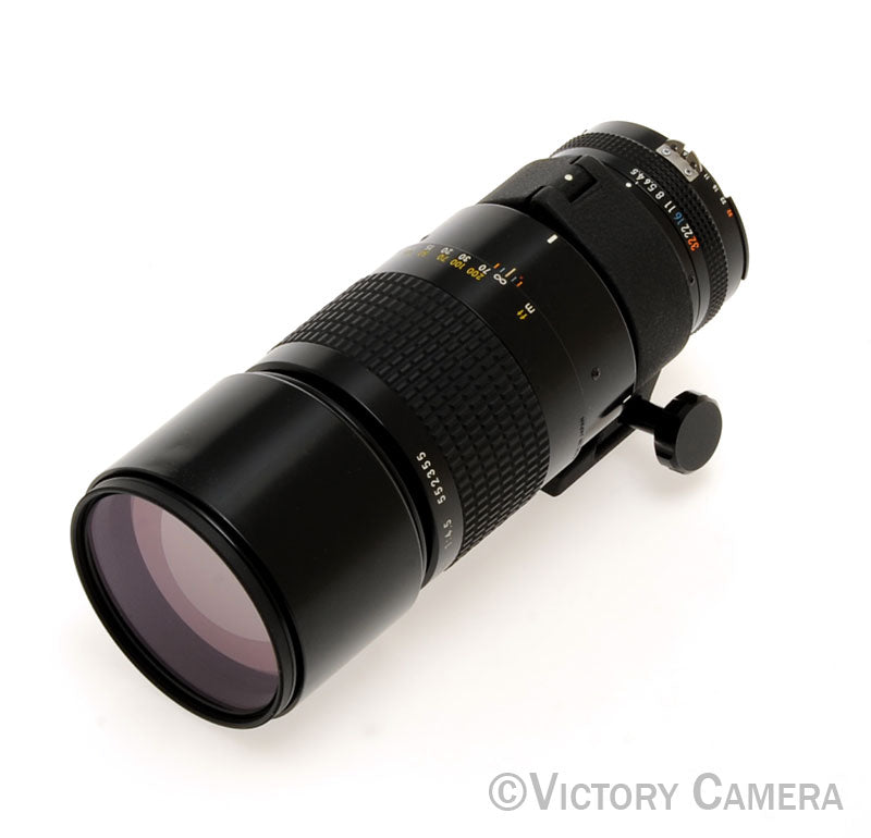 Nikon Nikkor 300mm F4.5 AI-S Telephoto Prime Lens w/ Tripod Collar [EXC] - Victory Camera