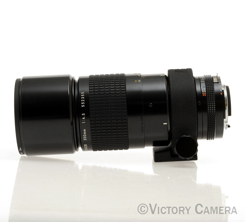 Nikon Nikkor 300mm F4.5 AI-S Telephoto Prime Lens w/ Tripod Collar [EXC] - Victory Camera