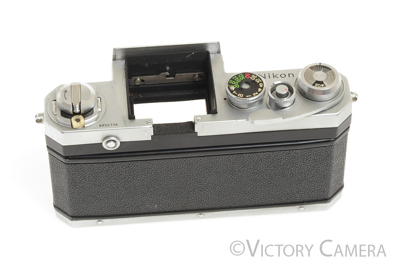 Nikon F Chrome 35mm Film Camera Body (only)  [EXC-] - Victory Camera