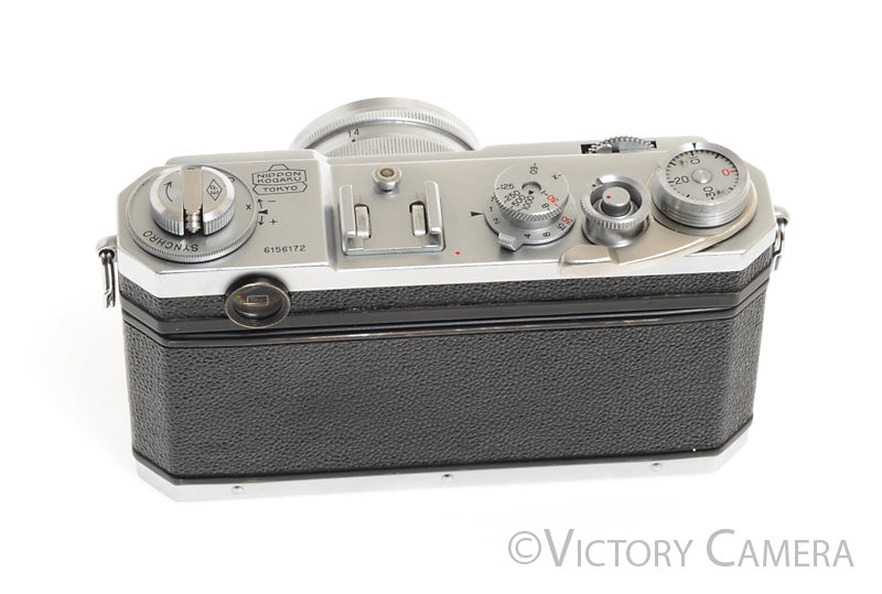 Nikon ニコン S2 + Nikkor-S C 5cm F1.4 #1218 Nikon S2 Rangefinder Camera w/ Nikkor-S.C. 5cm F1.4 Lens [Good]