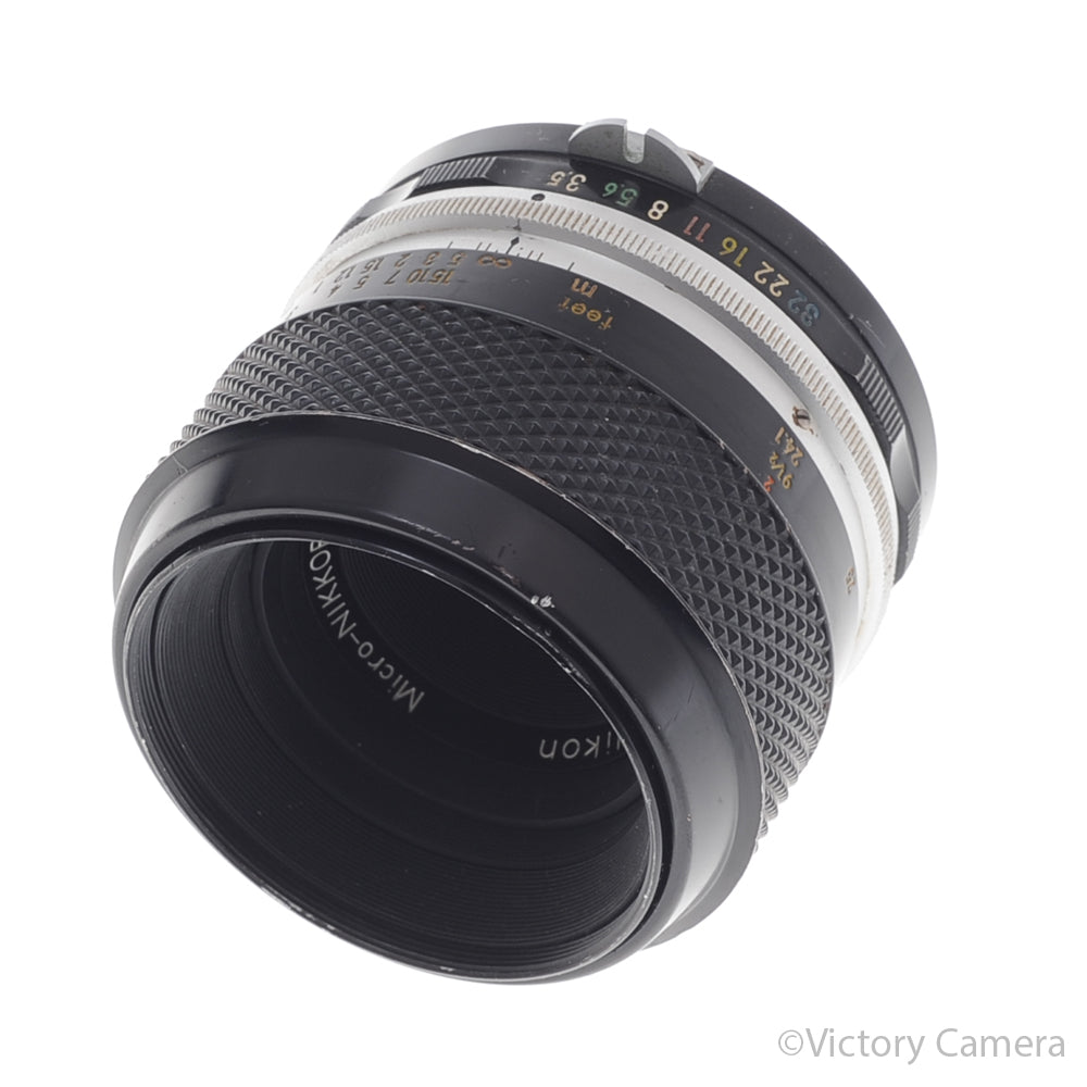 Nikon Micro-Nikkor 55mm f3.5 Non-AI Macro Lens [GOOD] - Victory Camera