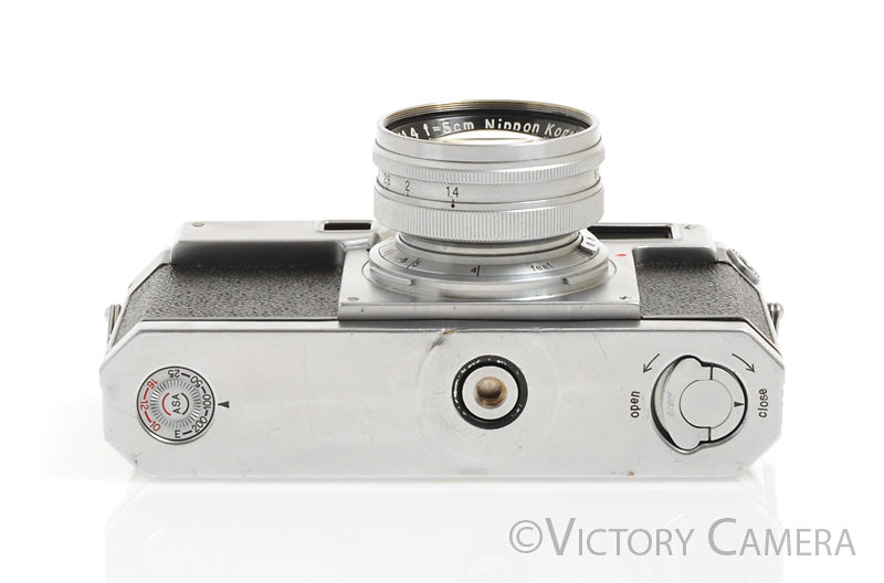 Nikon S2 Rangefinder Camera w/ Nikkor-S.C. 5cm F1.4 Lens [Good]