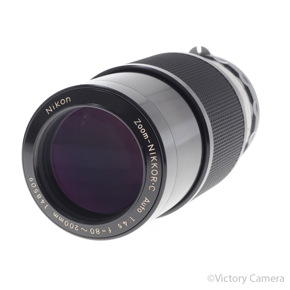 Nikon Zoom-Nikkor.C 80-200mm f4.5 Non-AI Push Telephoto Zoom Lens [EXC-] - Victory Camera