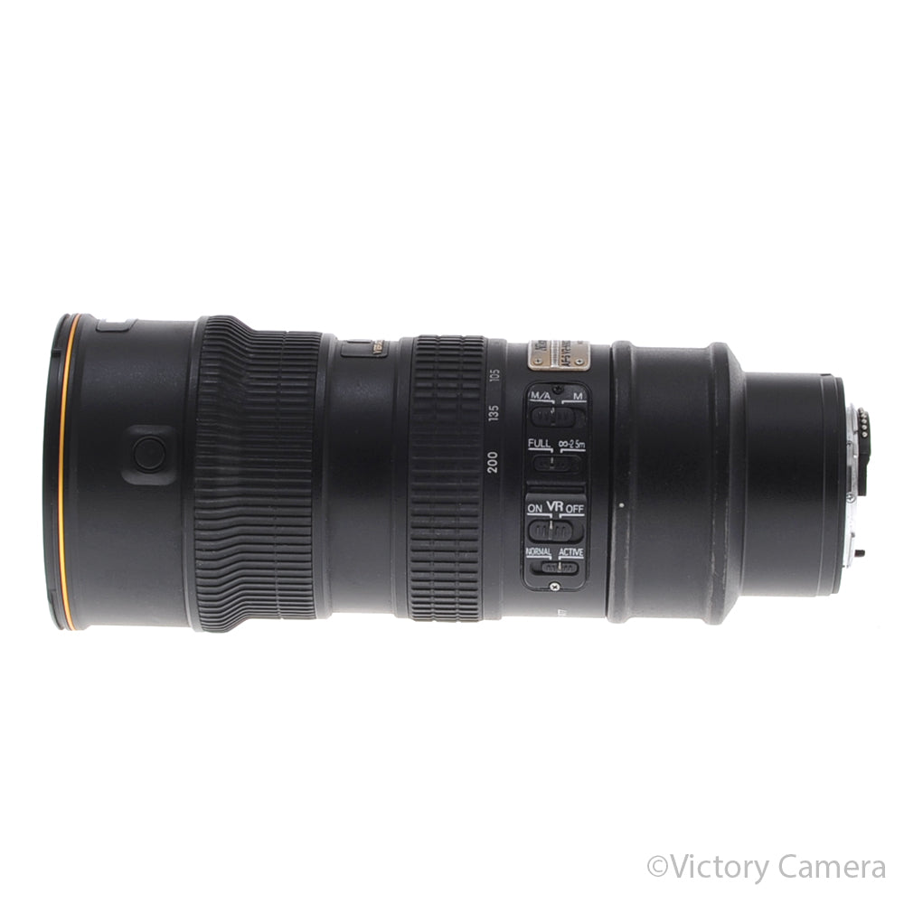 Nikon AF-S Nikkor 70-200mm f2.8 G ED VR Telephoto Zoom Lens [EXC] - Victory Camera