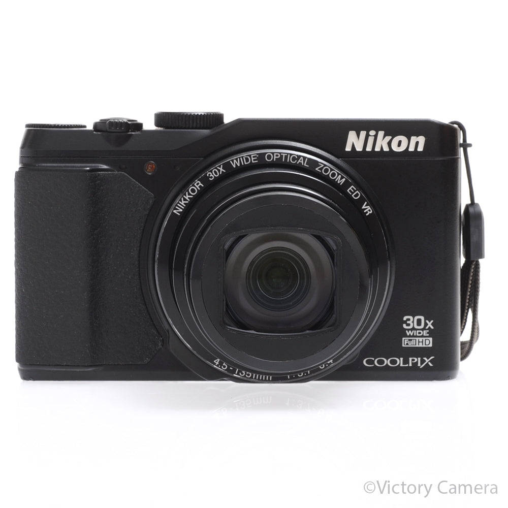 Nikon CoolPix S9900 16MP Black Digital Point & Shoot Camera [EXC-] - Victory Camera