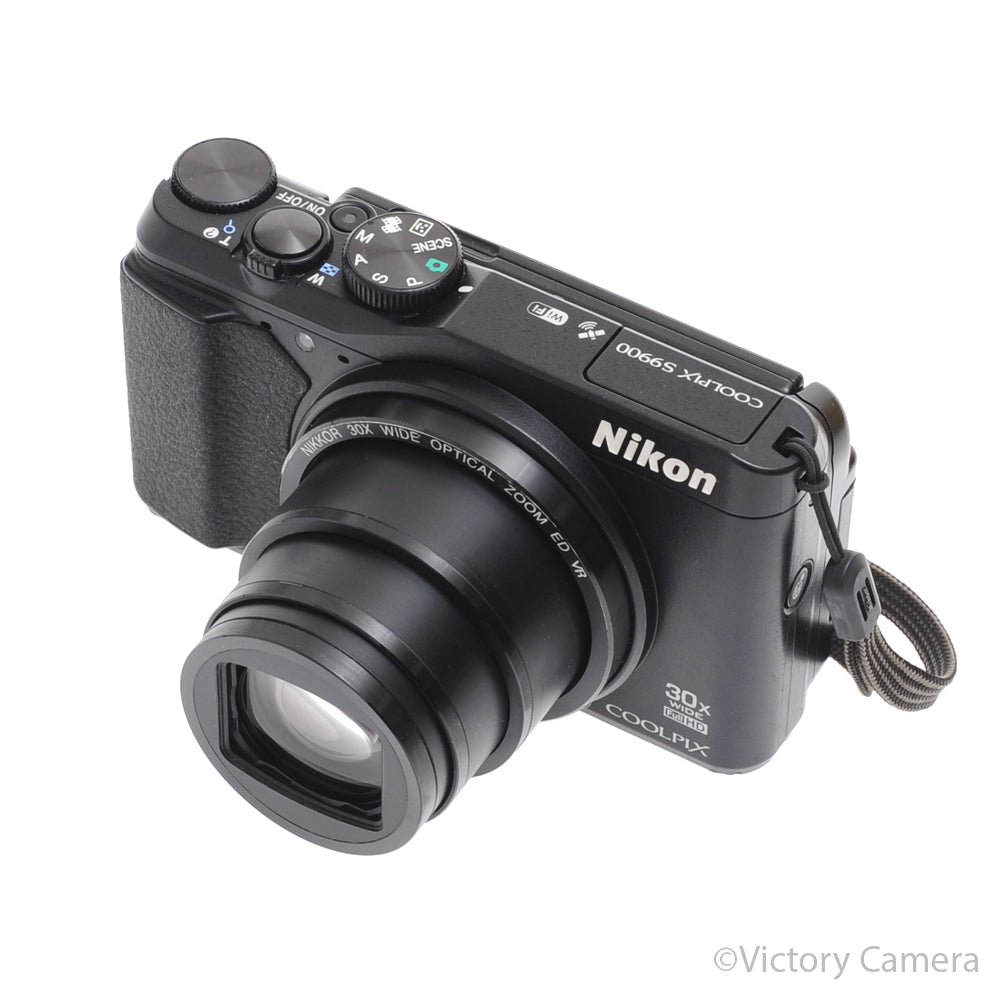 Nikon CoolPix S9900 16MP Black Digital Point & Shoot Camera [EXC-] - Victory Camera