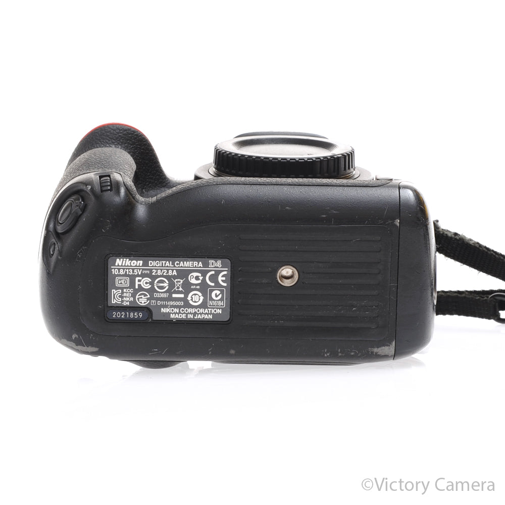 Nikon D4 16.2MP Full Frame DSLR Camera Body [GOOD] - Victory Camera