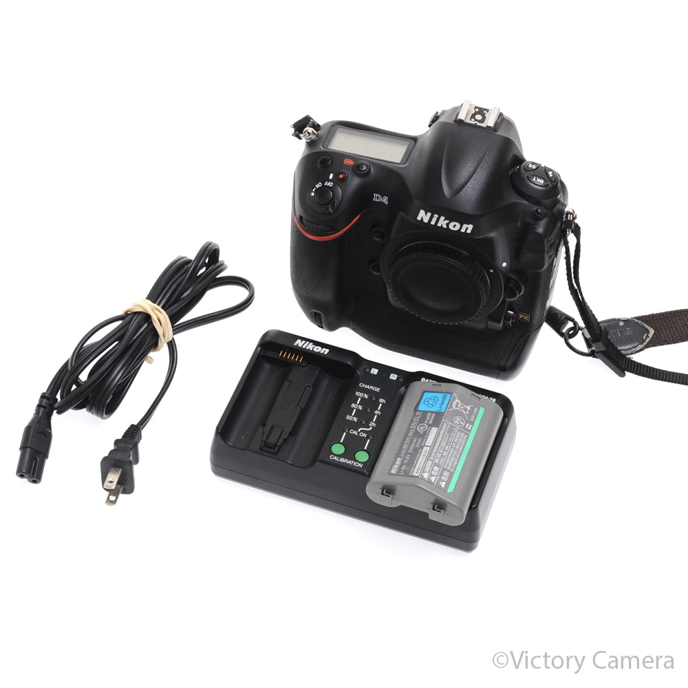 Nikon D4 16.2MP Full Frame DSLR Camera Body [GOOD] - Victory Camera