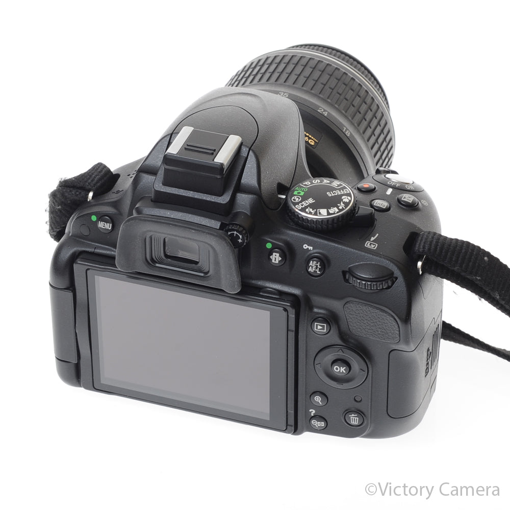 Nikon D5100 16.2MP DSLR w/ 18-55mm F3.5-5.6 AF-S G VR Zoom Lens - [EXC+] image 3