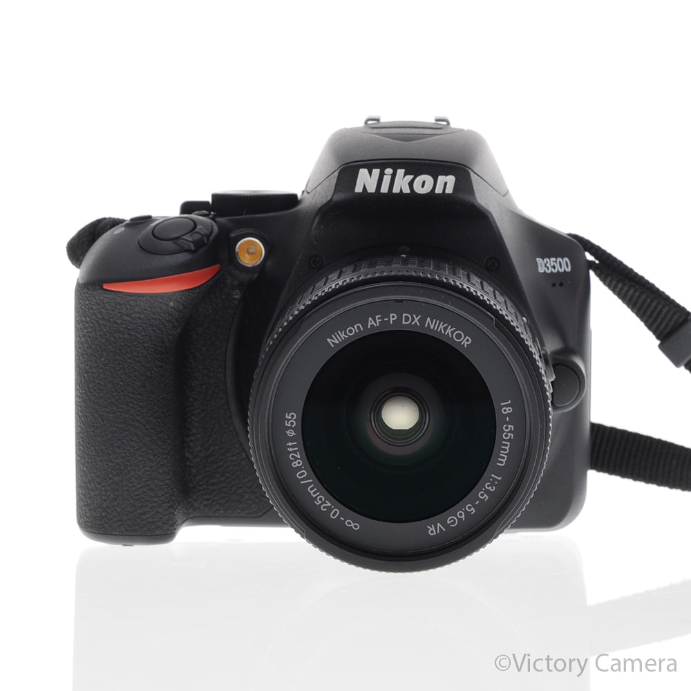 Nikon D3500 24.2MP Digital SLR Camera w/ 18-55mm Zoom Lens ~100 [EXC+] image 1