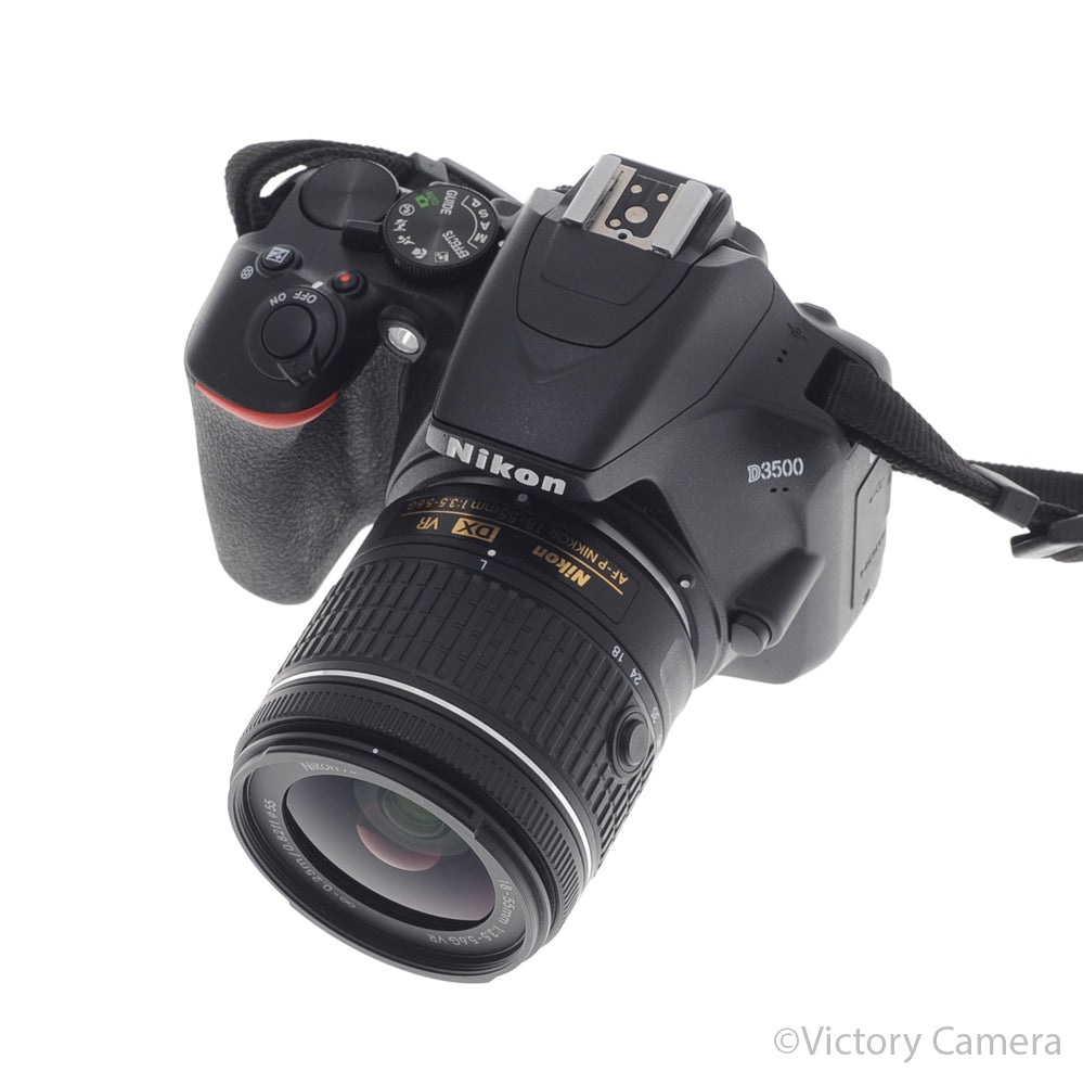 Nikon D3500 24.2MP Digital SLR Camera w/ 18-55mm Zoom Lens ~100 [EXC+] image 2