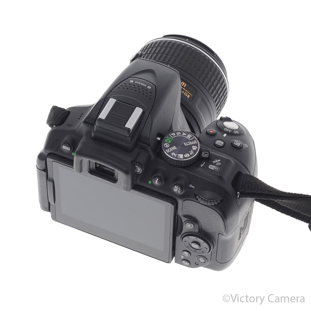 Nikon D5300 Black 24.2MP Digital SLR Camera w/ 18-55mm Zoom Len [EXC+] image 3