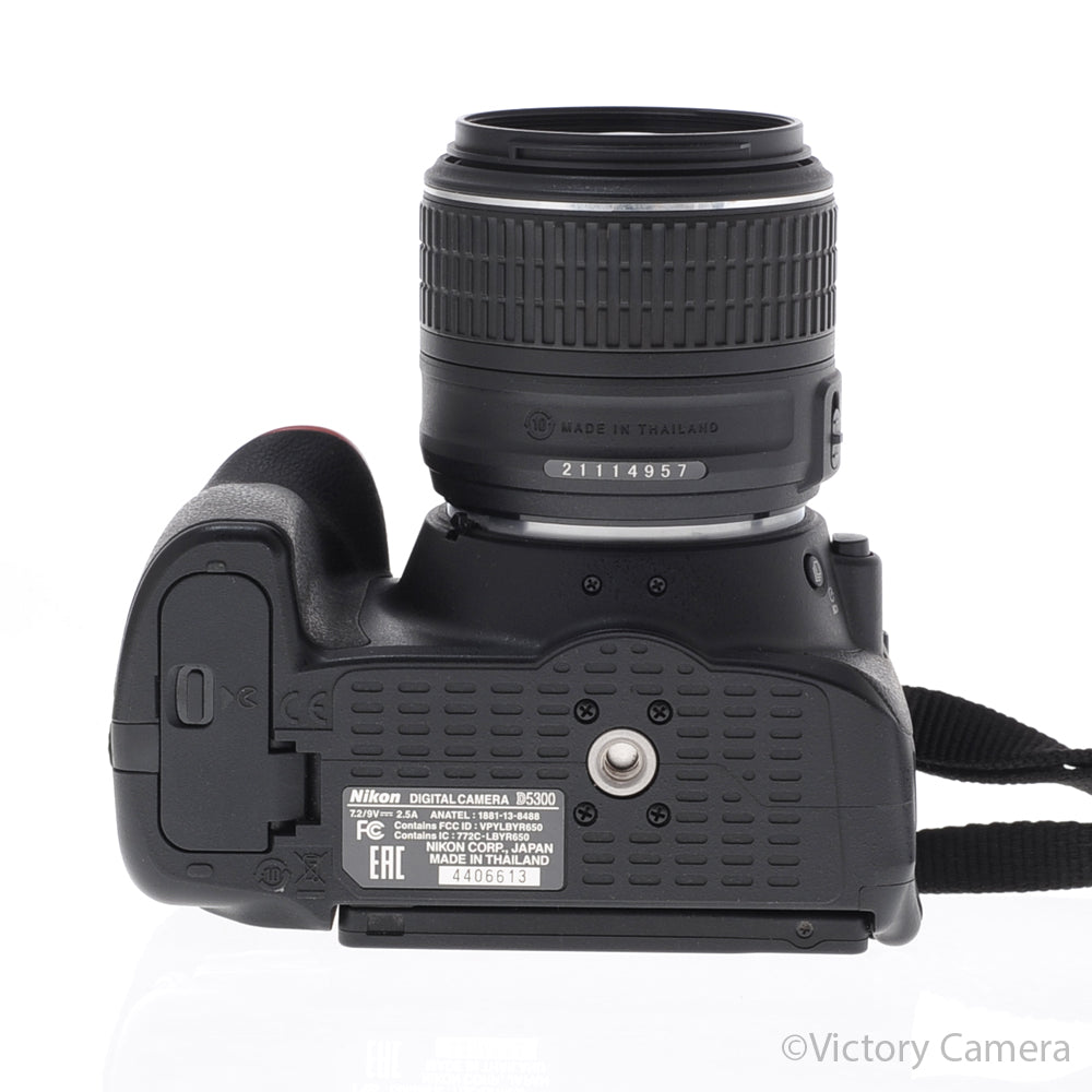 Nikon D5300 Black 24.2MP Digital SLR Camera w/ 18-55mm Zoom Len [EXC+] image 4