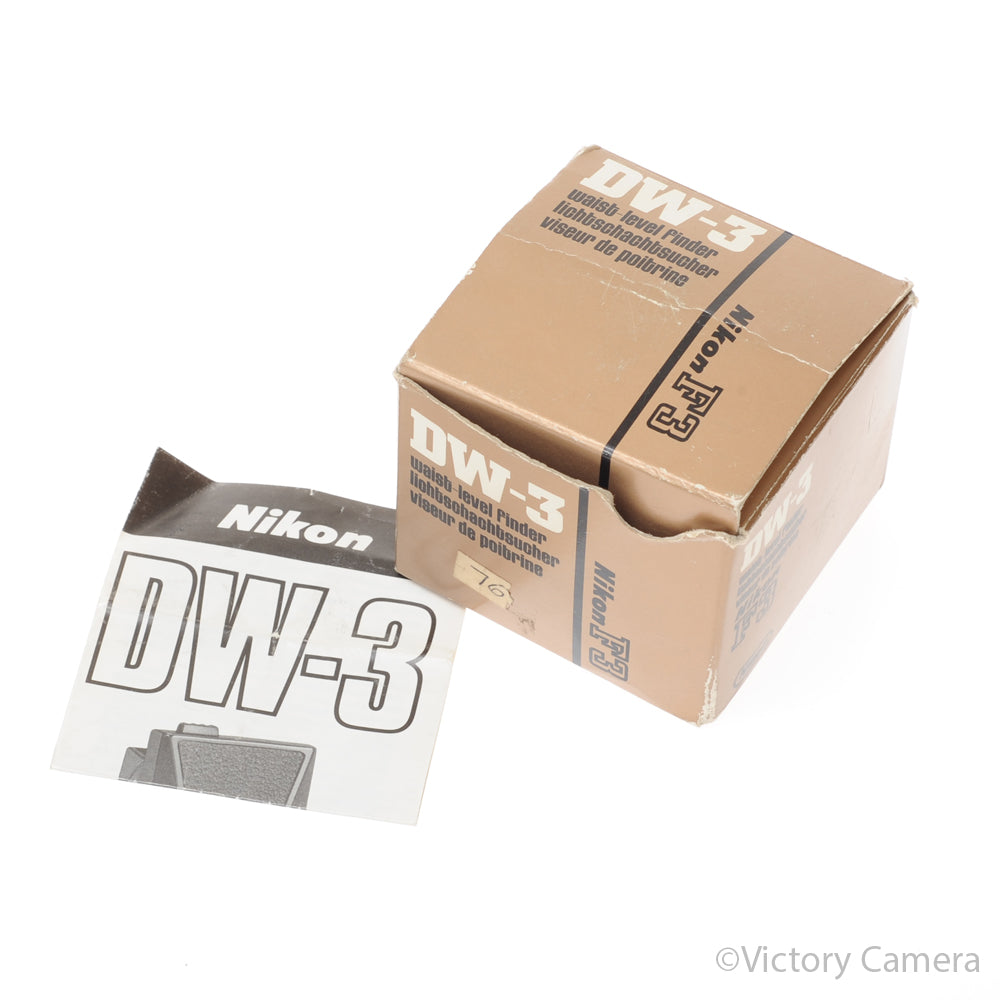 Nikon DW-3 DW3 Waist Level Finder WLF for F3 [EXC+] image 9