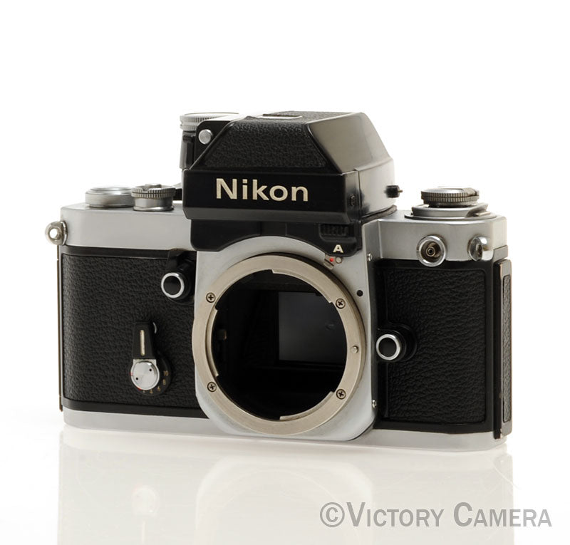 Nikon F2A F2 A Chrome 35mm SLR Film Camera Body [EXC] - Victory Camera