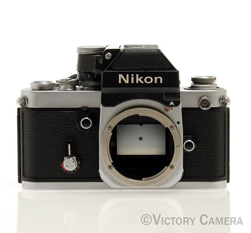 Nikon F2A F2 A Chrome 35mm SLR Film Camera Body [EXC] - Victory Camera