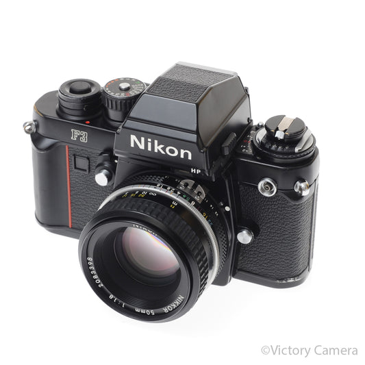 Nikon F3P HP F3PHP 35mm Film Camera w/ Nikon 50mm f1.8 AI-S Lens [EXC-] image 2