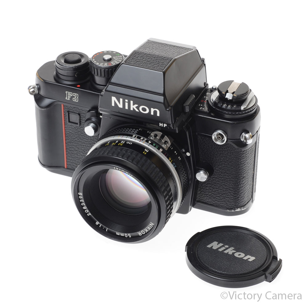 Nikon F3P HP F3PHP 35mm Film Camera w/ Nikon 50mm f1.8 AI-S Lens [EXC-] image 5