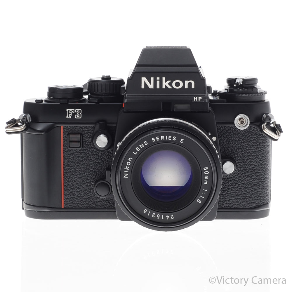 Nikon F3 HP F3HP 35mm Film Camera w/ Nikon 50mm f1.8 AI-S Lens [EXC+] image 1