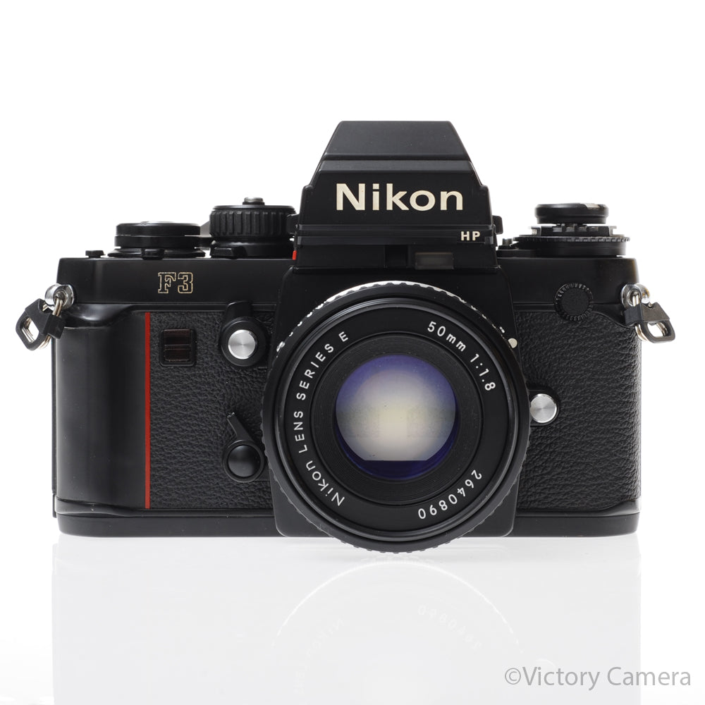 Nikon F3 HP F3HP 35mm Film Camera w/ Nikon 50mm f1.8 AI-S Lens [EXC] - Victory Camera