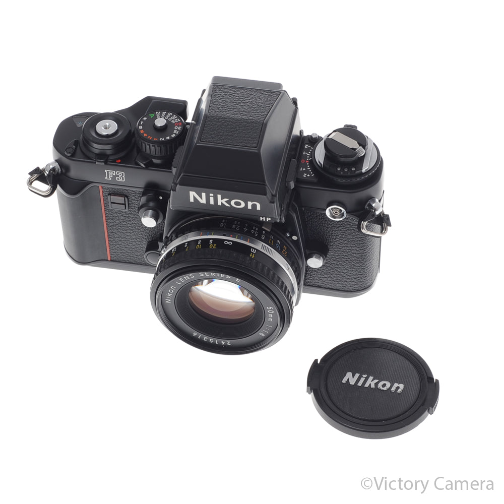 Nikon F3 HP F3HP 35mm Film Camera w/ Nikon 50mm f1.8 AI-S Lens [EXC+] image 5