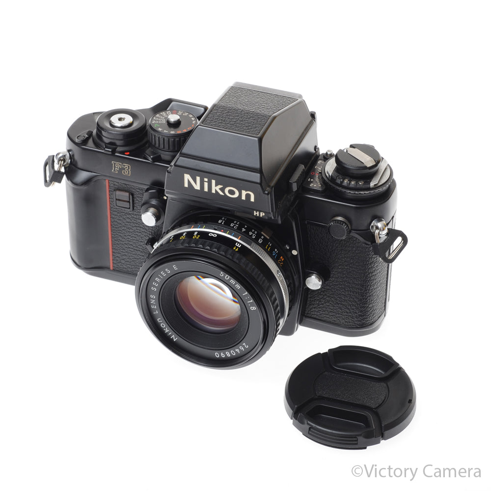 Nikon F3 HP F3HP 35mm Film Camera w/ Nikon 50mm f1.8 AI-S Lens [EXC] image 5
