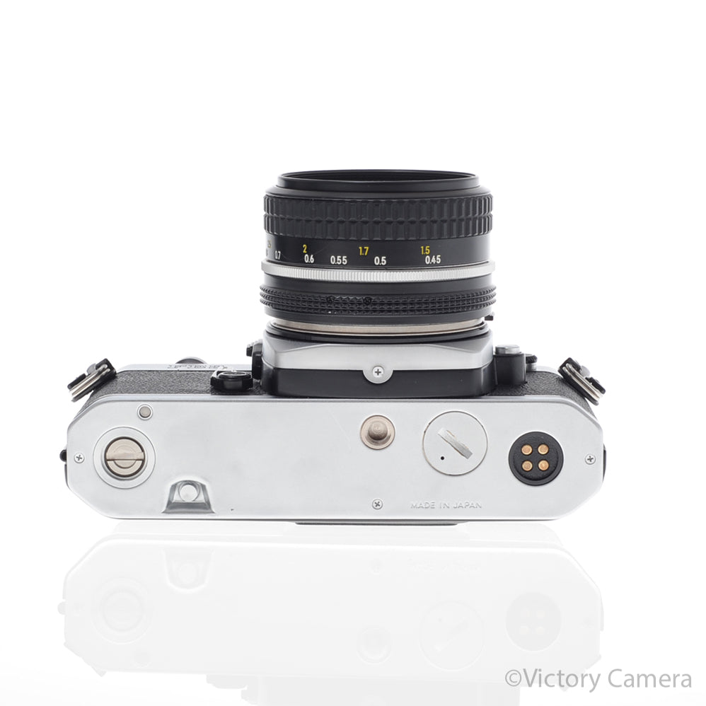 Nikon FE-2 FE2 Black 35mm Camera with 50mm f1.8 AI-s Lens [EXC+] image 4