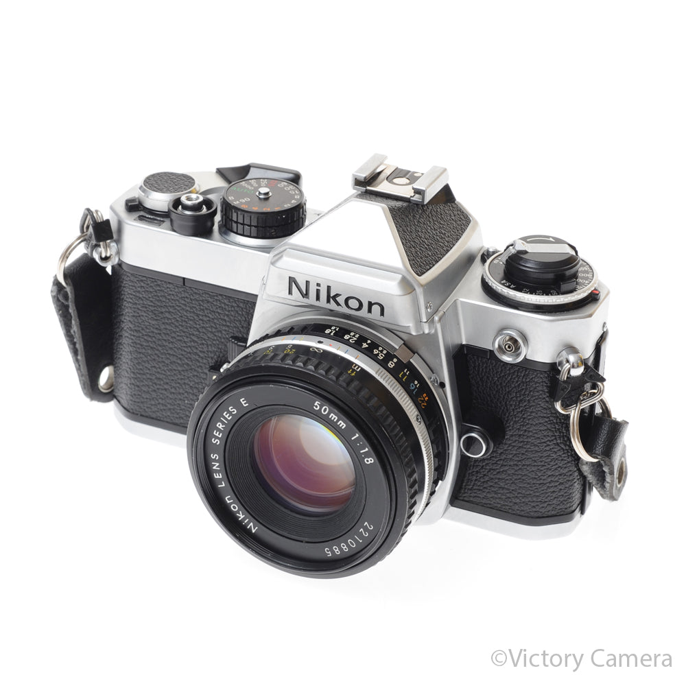 Nikon F3 HP F3HP 35mm Film Camera w/ Nikon 50mm f1.8 AI Lens [EXC]