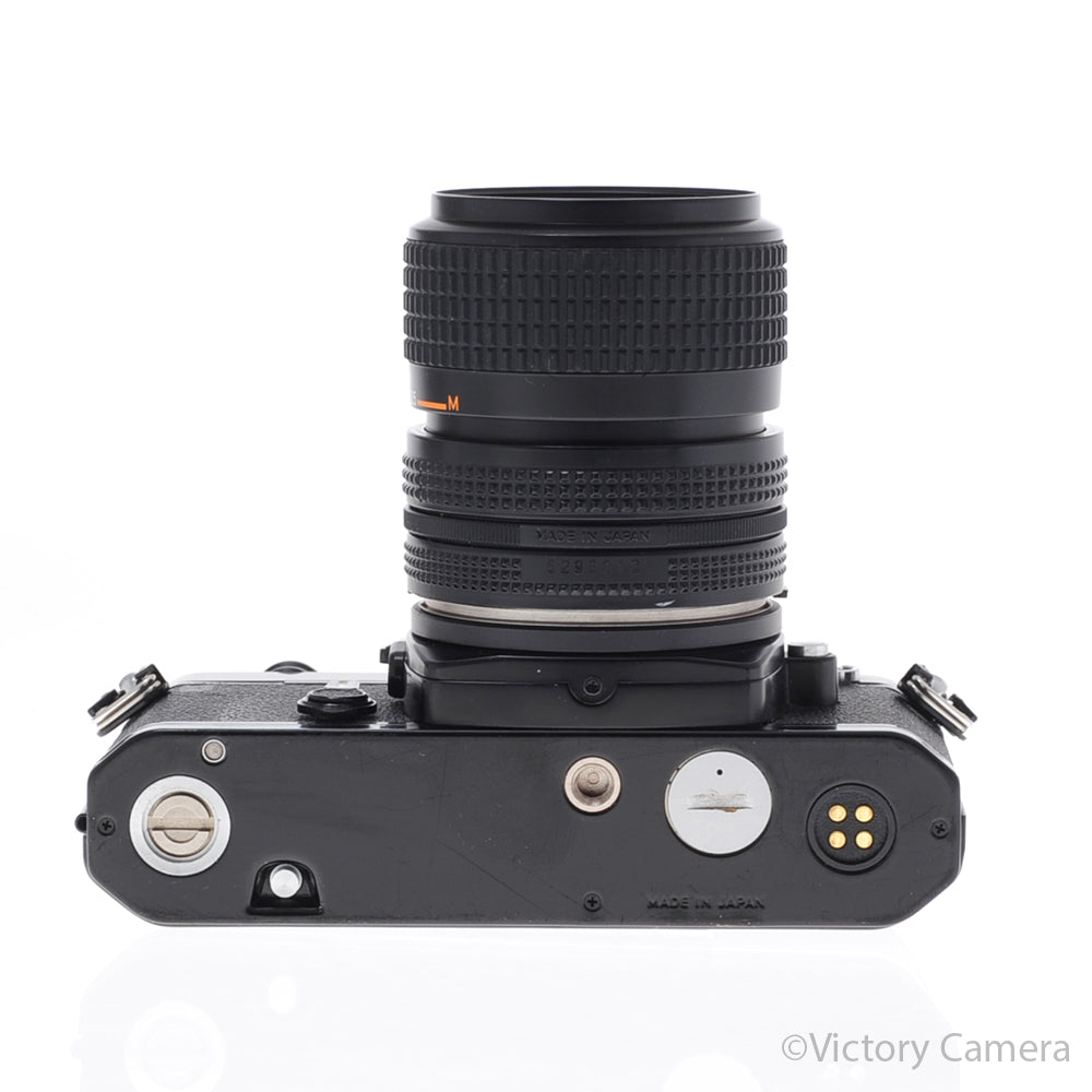 Nikon FE Black 35mm Film Camera with 35-70mm Zoom Lens [EXC+] - Victory Camera