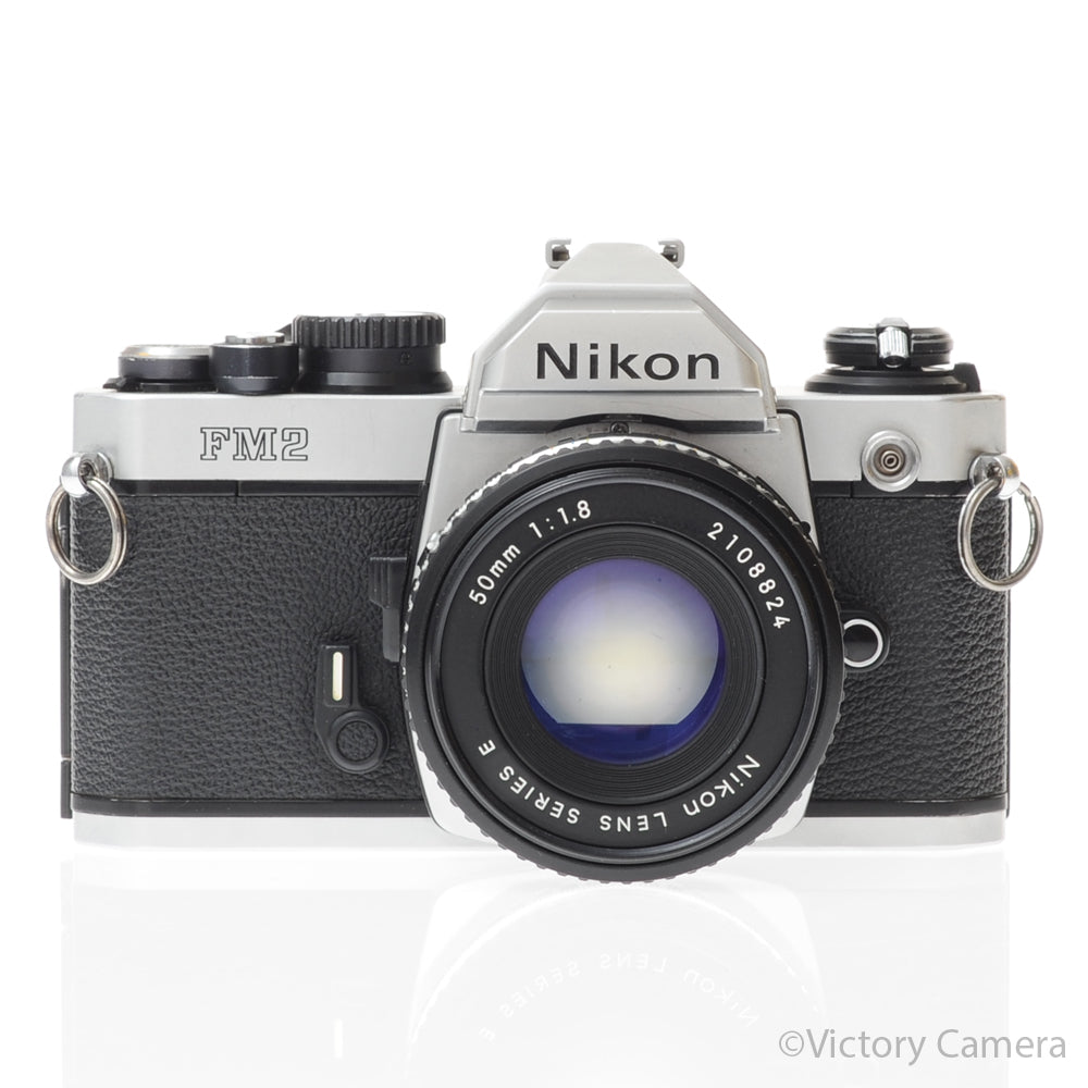 Nikon FM2-N 35mm Chrome Film SLR w/ Nikon 50mm f1.8 AI-s Lens [EXC] - Victory Camera