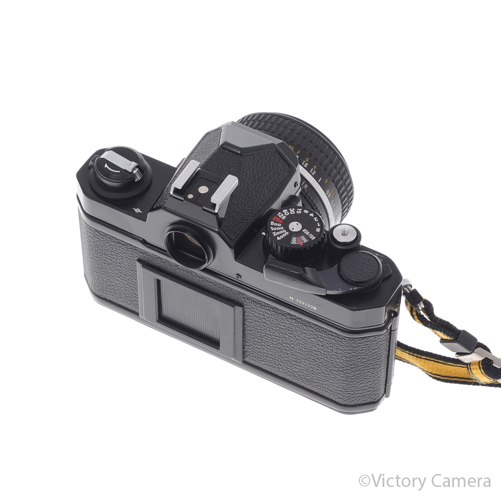 Nikon FM2-N FM2N Black Camera Body w/ 50mm f1.8 AI Lens [EXC] - Victory Camera