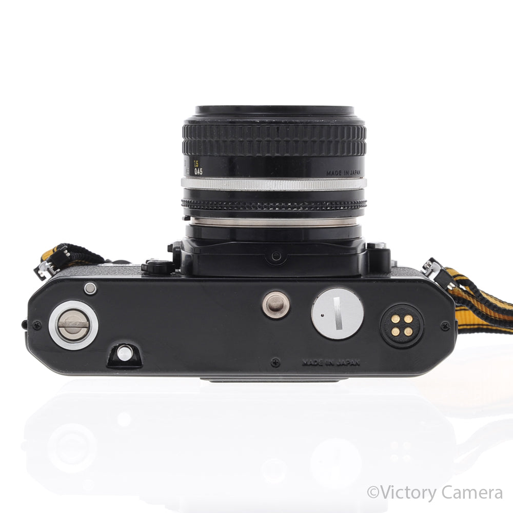 Nikon FM2-N FM2N Black Camera Body w/ 50mm f1.8 AI Lens [EXC] - Victory Camera