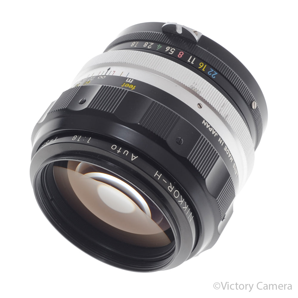 Nikon Nikkor-H Auto 85mm f1.8 Non-AI Portrait Prime Lens [EXC] - Victory Camera