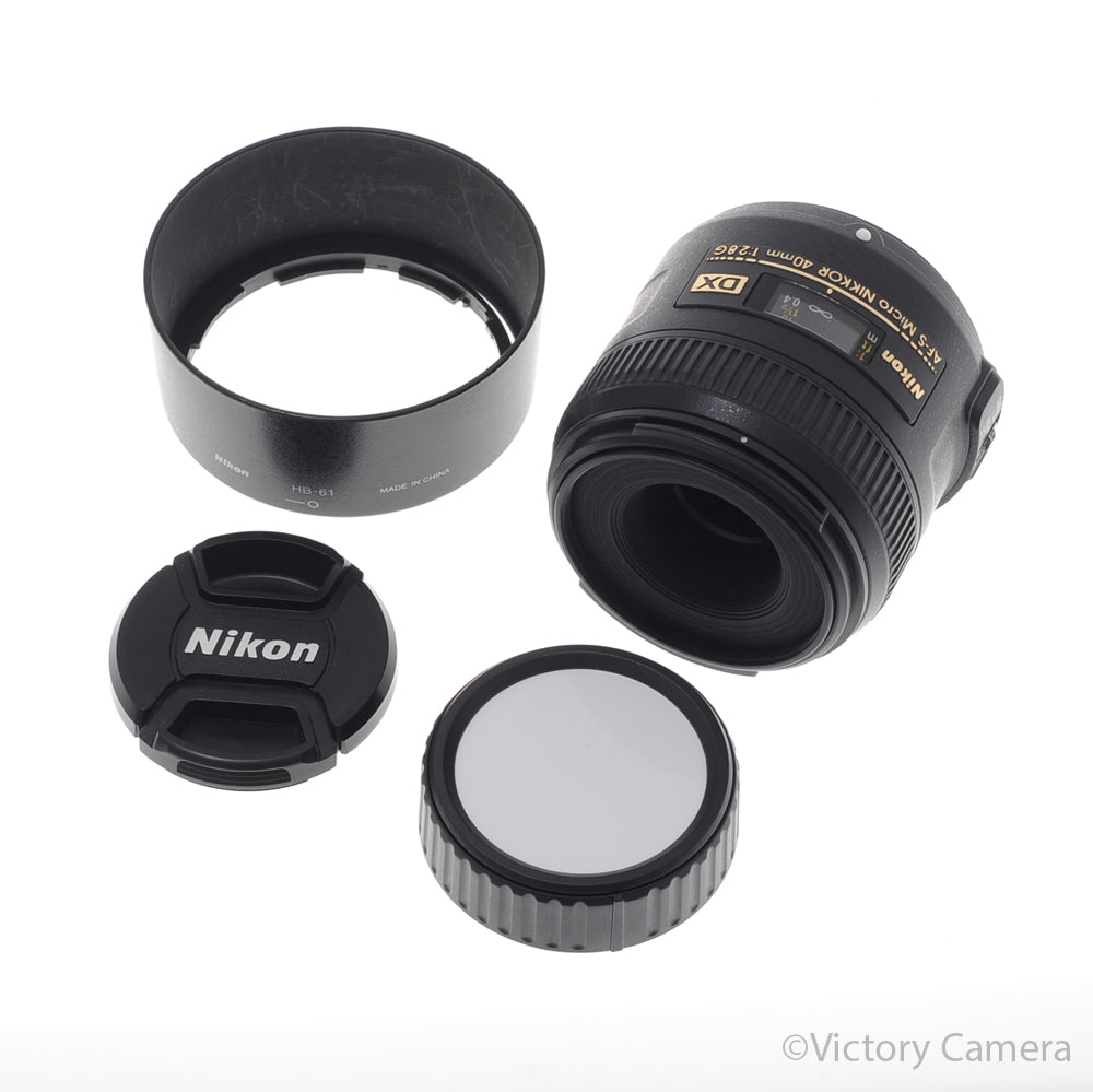 Nikon Micro Nikkor AF-S 40mm f2.8 G DX 1:1 Macro Prime Lens [EXC+] image 5