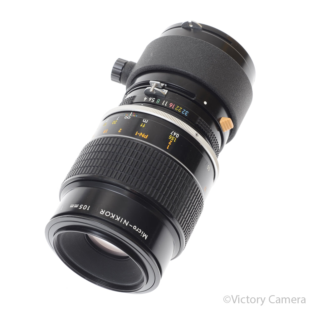 Nikon Micro-NIKKOR 105mm F4 + PN-1 1:1 Extension Prime Lens [MINT-] image 1
