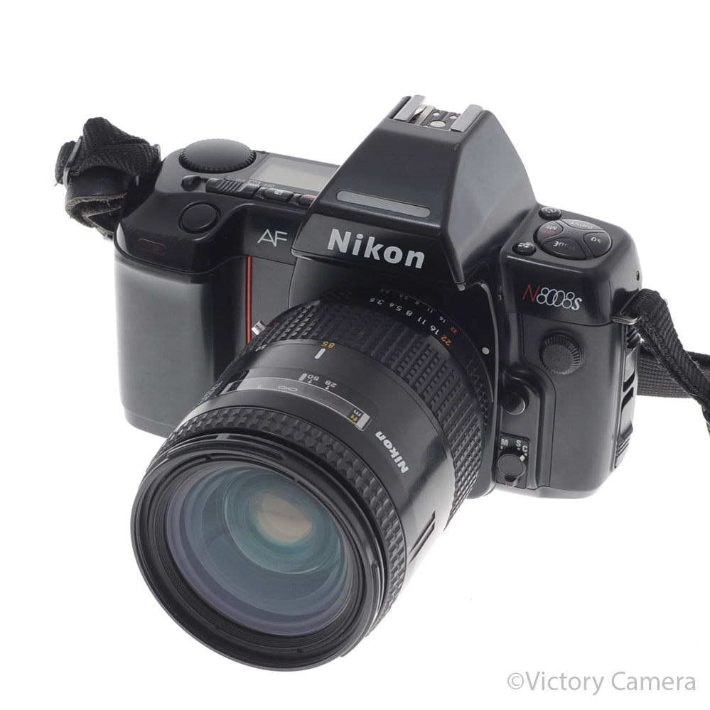 Nikon N8008s AF SLR 35mm Film Camera w/ 28-85mm Zoom Lens [EXC+] image 2