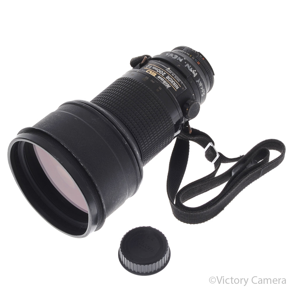 Nikon Nikkor 200mm f2 ED AI-S Telephoto Prime Lens [EXC-] - Victory Camera