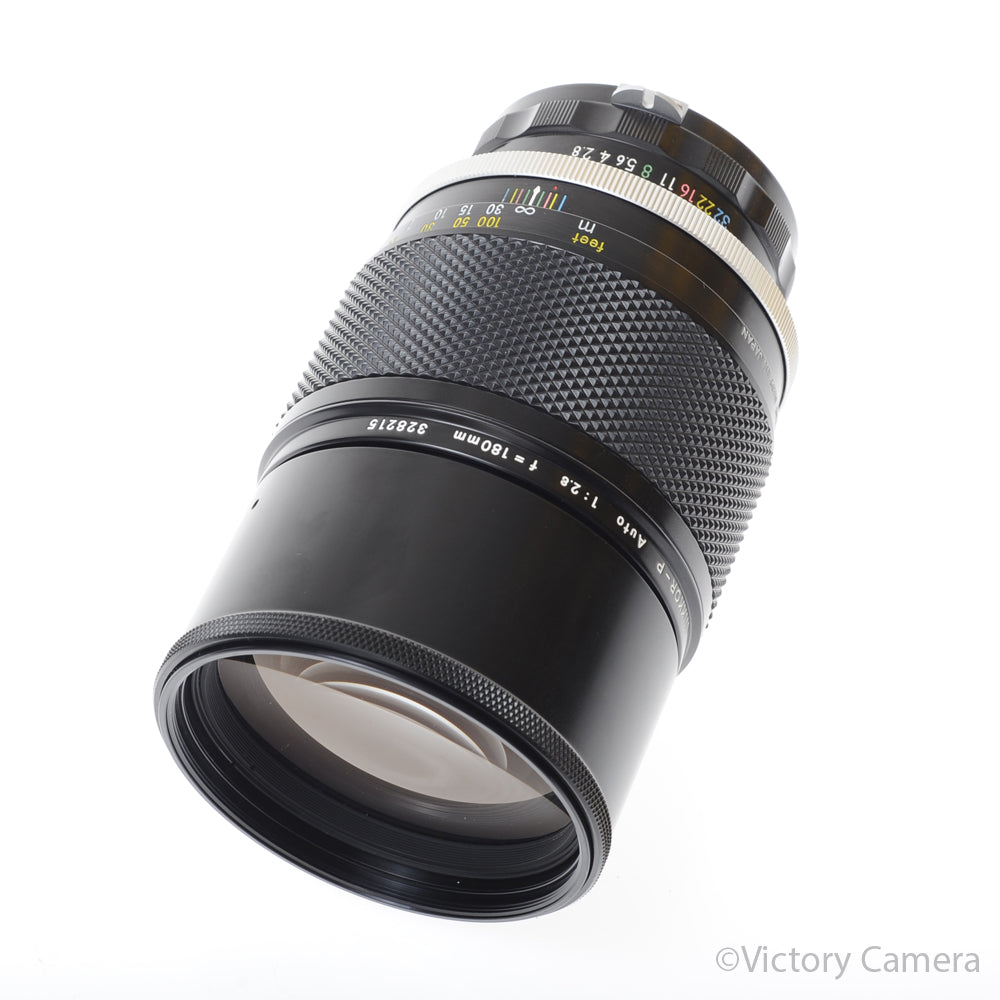 Nikon Nikkor-P 180mm F2.8 non-AI Lens (clean but Stiff Focus) [GOOD] image 1