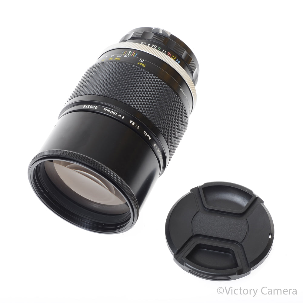 Nikon Nikkor-P 180mm F2.8 non-AI Lens (clean but Stiff Focus) [GOOD] image 5