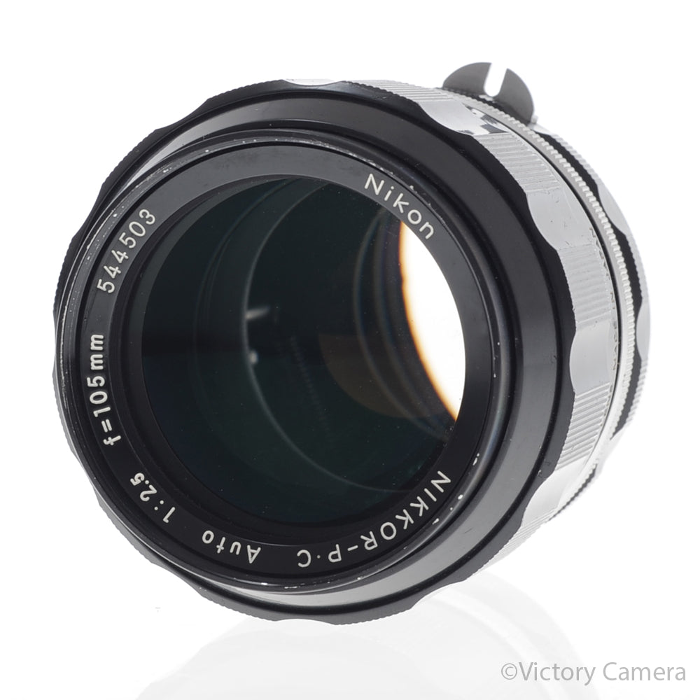 Nikon Nikkor-P.C 105mm f2.5 Photomic non-AI Telephoto Prime Lens [EXC] - Victory Camera