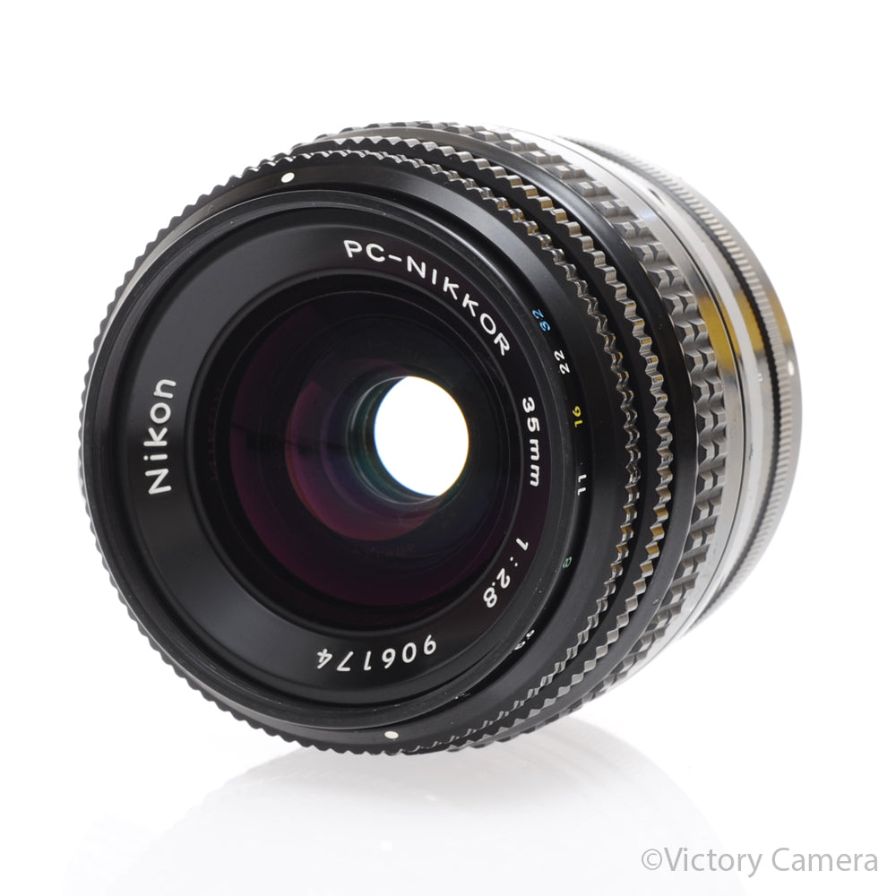 Nikon PC-Nikkor 35mm f2.8 Manual Focus Shift Non-AI Lens [EXC+] - Victory Camera