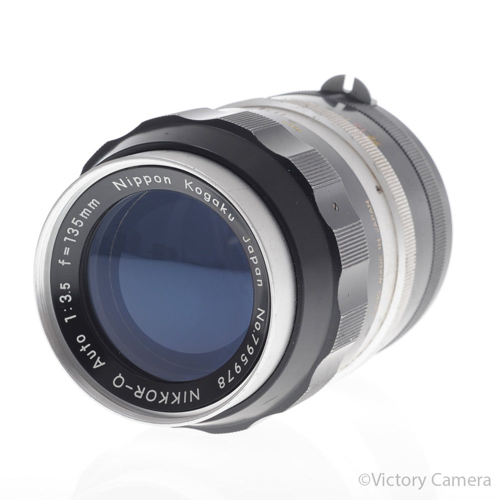 Nikor Nikkor-Q Auto 13.5cm 135mm f3.5 Non-AI Telephoto Lens [EXC] image 2